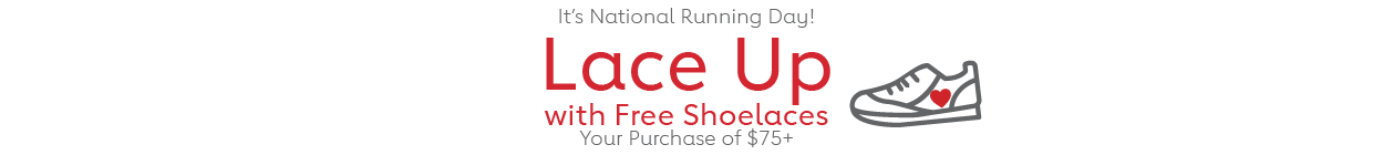 National Running Day-Free Shoelaces