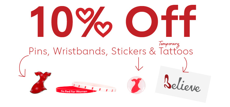 American Heart Associations Awareness Pins